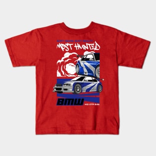 BMW M3 GTR E46 Kids T-Shirt